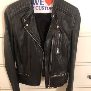 Zara faux leather jacket